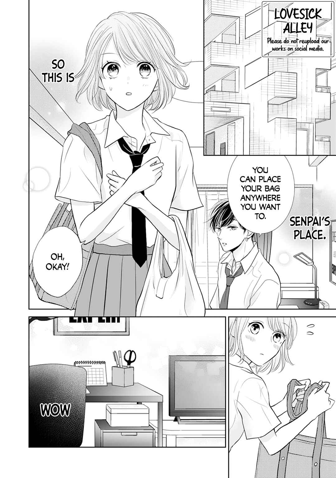 Page 4 Chapter 13 Senpai wa, Ijiwaru ni Tsuki