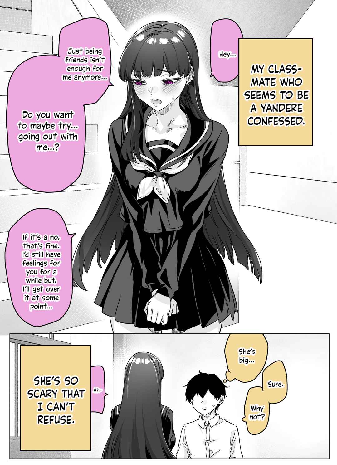 Page 1 Chapter 12 I Thought She Was a Yandere, but Apparently Shes Even Worse
