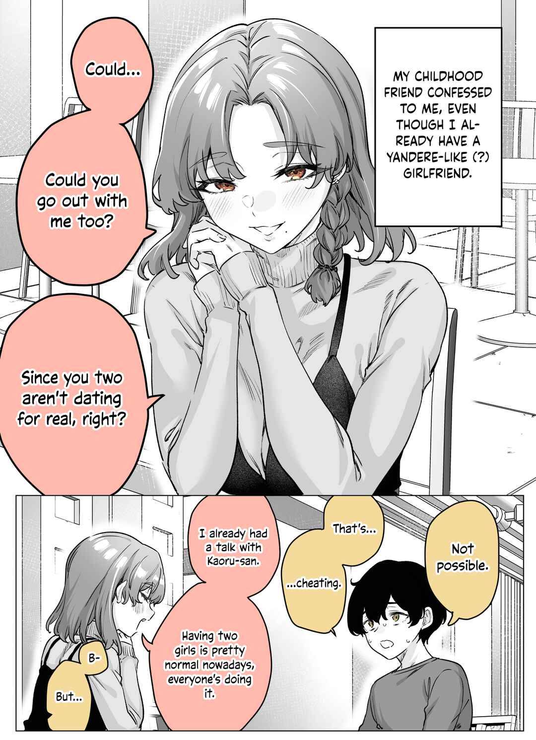 Page 1 Chapter 36 I Thought She Was a Yandere, but Apparently Shes Even Worse