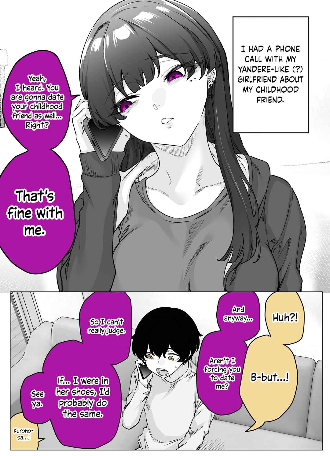Page 1 Chapter 37 I Thought She Was a Yandere, but Apparently Shes Even Worse