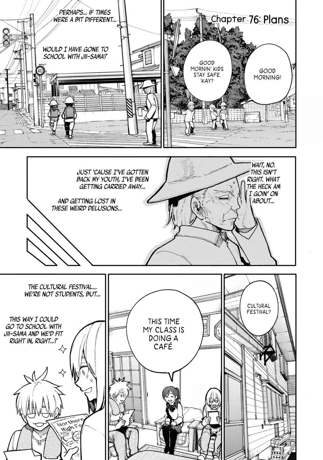 Page 1 Chapter 76 Jiisan Baasan Wakagaeru