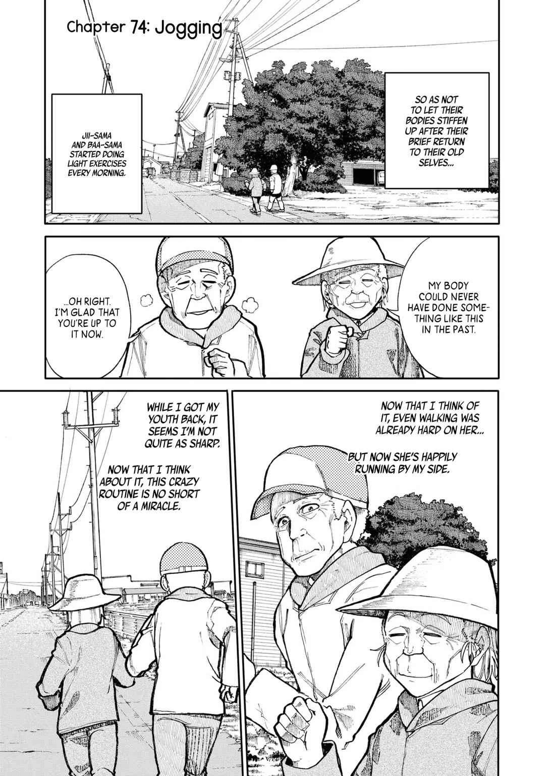 Page 1 Chapter 74 Jiisan Baasan Wakagaeru