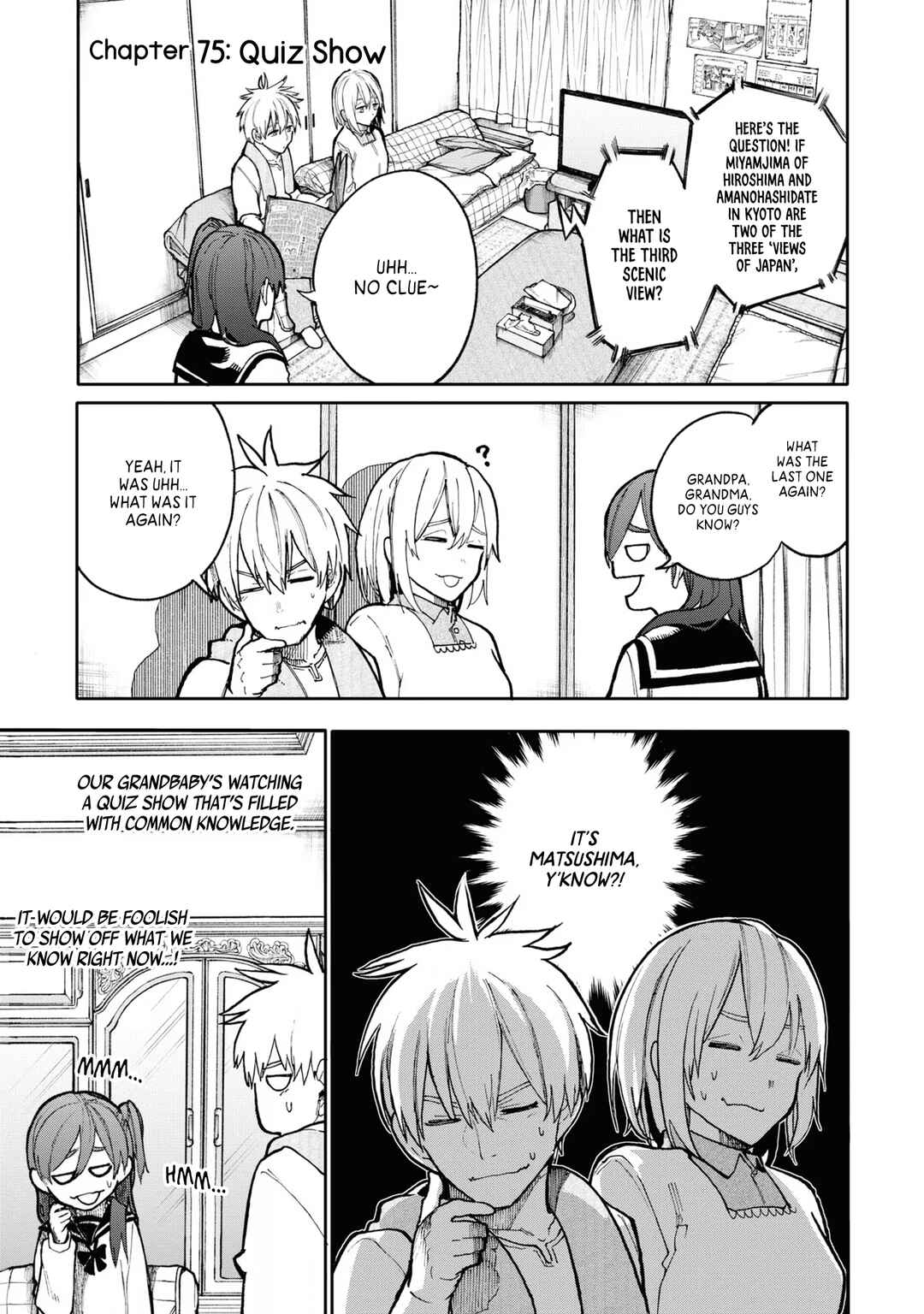 Page 1 Chapter 75 Jiisan Baasan Wakagaeru