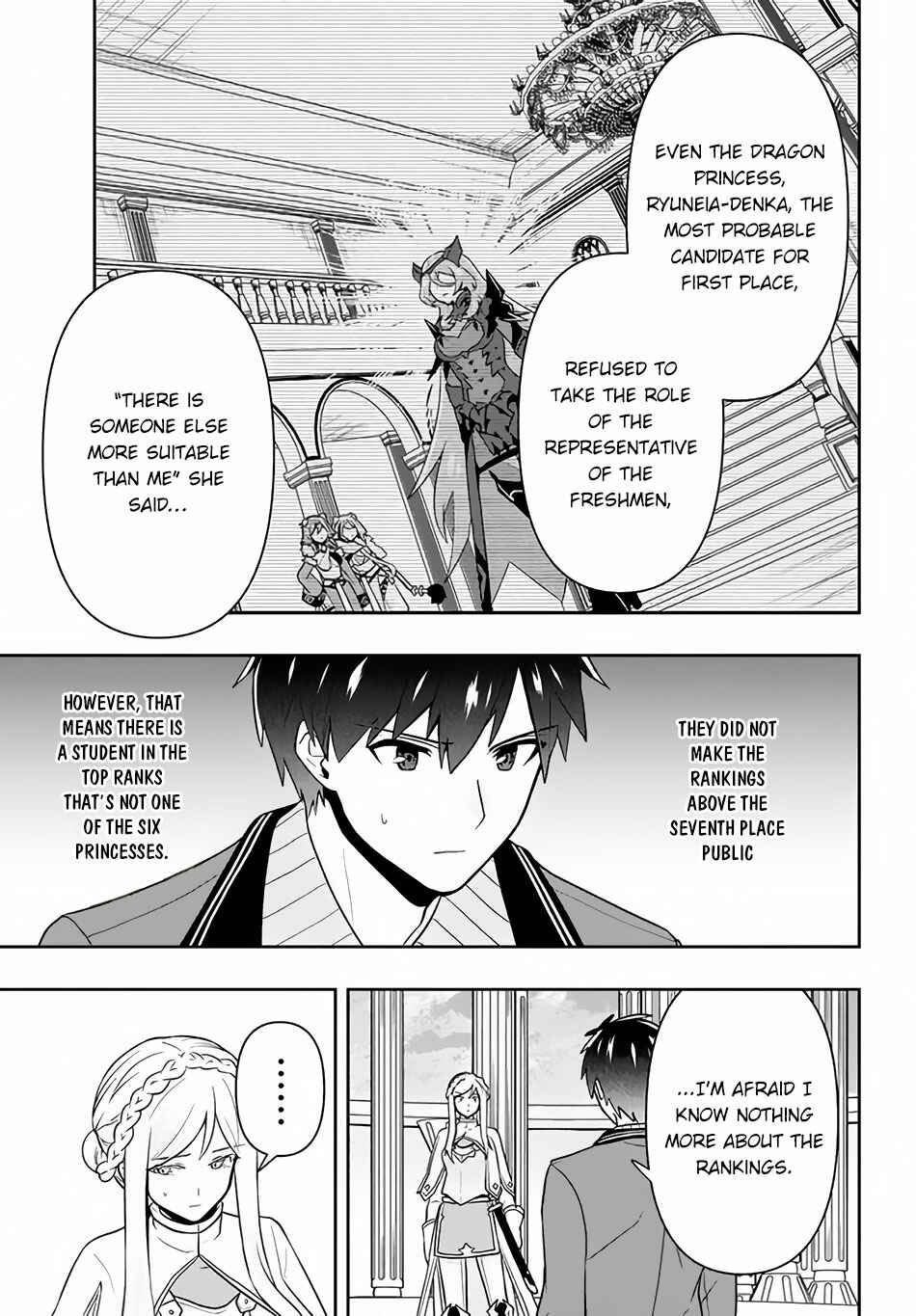 Page 18 Chapter 13 Roku-hime wa Kami Goei ni Koi wo Suru ~Saikyou no Shugo Kishi, Tenseishite Mahou Gakuen ni Iku~