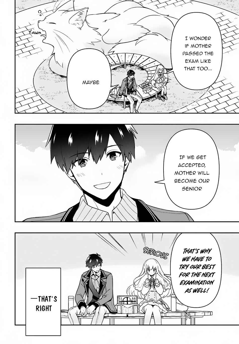 Page 3 Chapter 9 Roku-hime wa Kami Goei ni Koi wo Suru ~Saikyou no Shugo Kishi, Tenseishite Mahou Gakuen ni Iku~