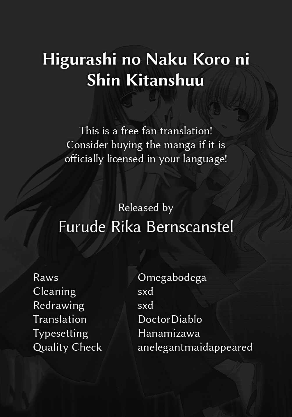 Page 1 Chapter 1 Higurashi no Naku Koro ni Shin Kitanshuu