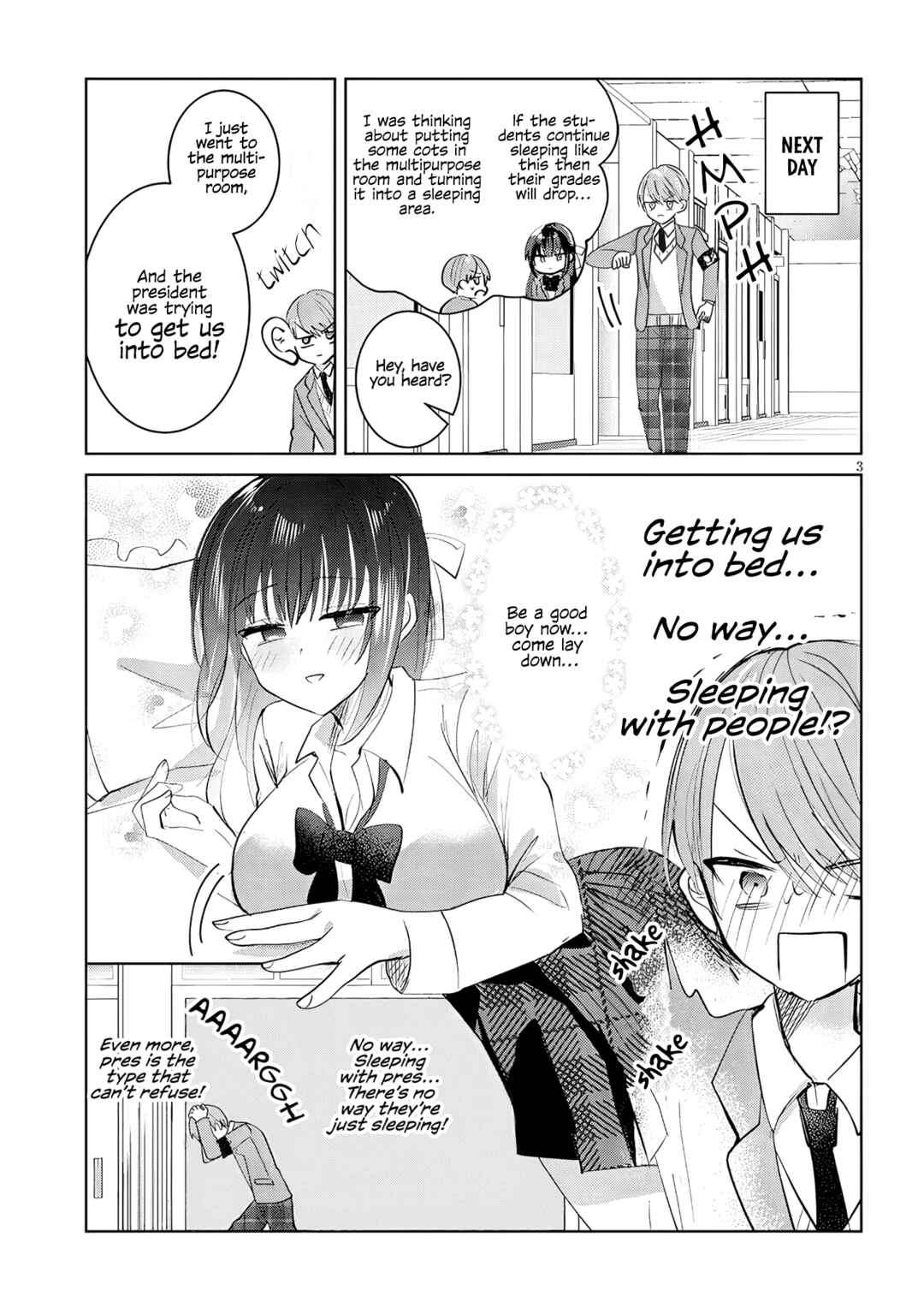 Page 4 Chapter 2 Kotowarenai Kaichou wa Tomoe-kun ni Dake shite Agetai