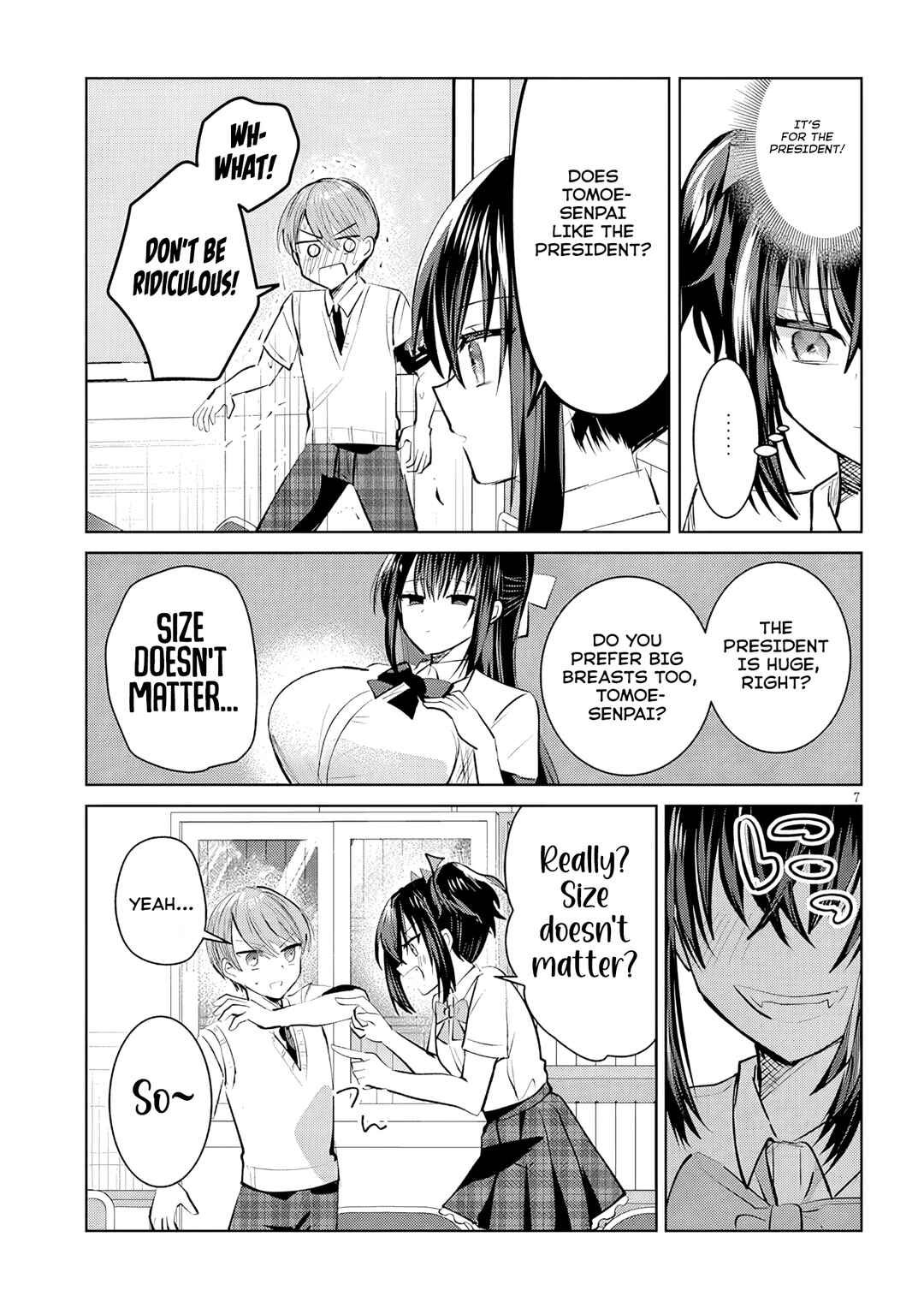 Page 8 Chapter 18 Kotowarenai Kaichou wa Tomoe-kun ni Dake shite Agetai