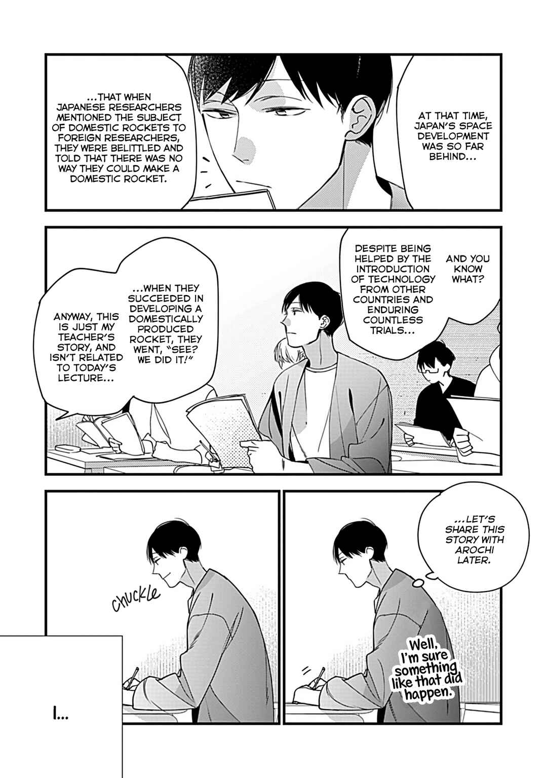 Page 13 Chapter 3 Boku-tachi wa Mada Aoku: Daigaku Nyuugaku-hen