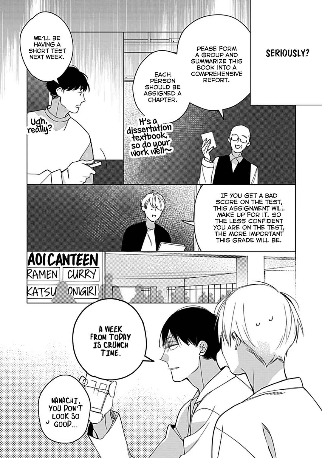 Page 5 Chapter 3 Boku-tachi wa Mada Aoku: Daigaku Nyuugaku-hen