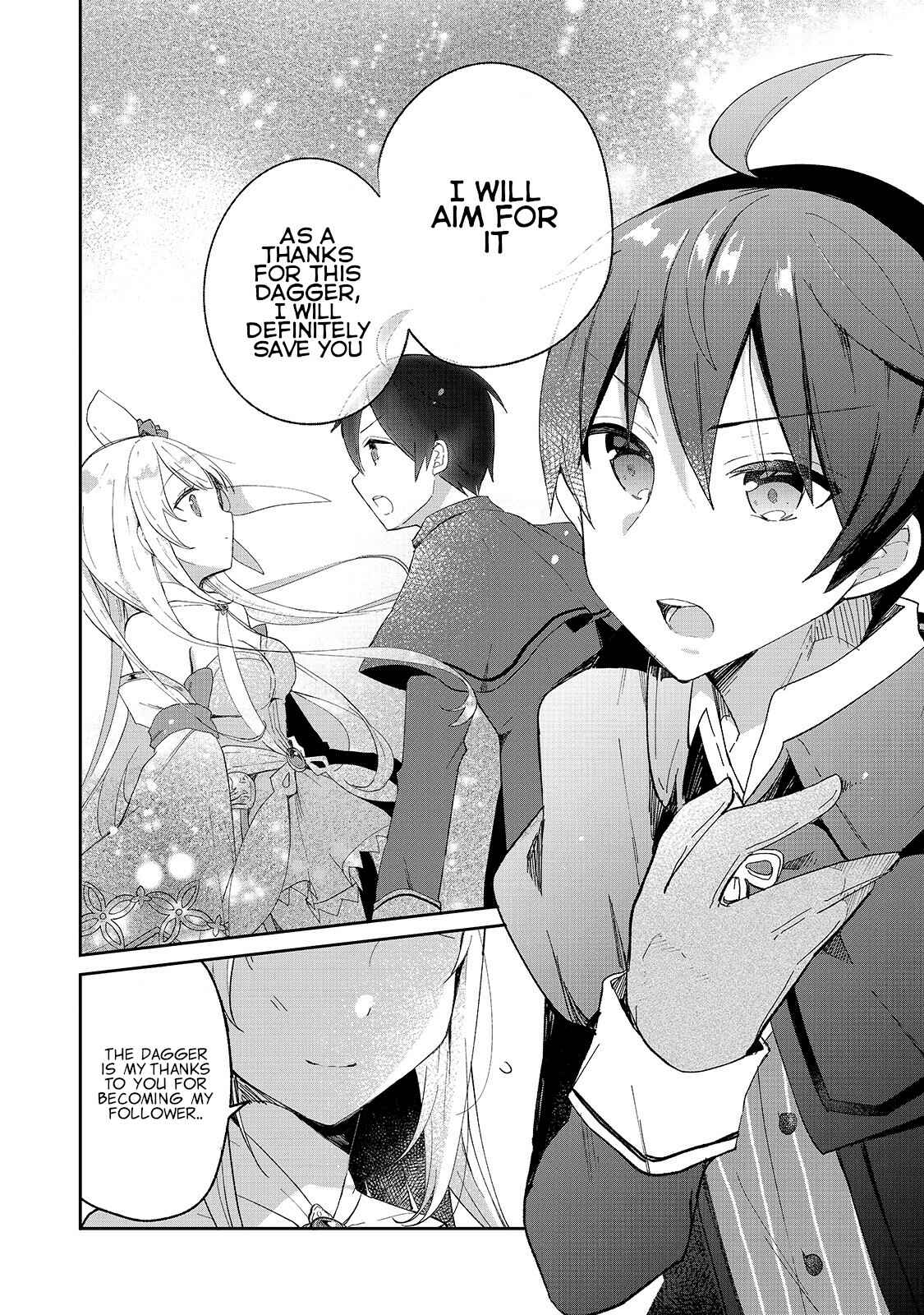 Page 12 Chapter 4 Shinja Zero no Megami-sama to Hajimeru Isekai Kouryaku - Classmate Saijaku no Mahou Tsukai