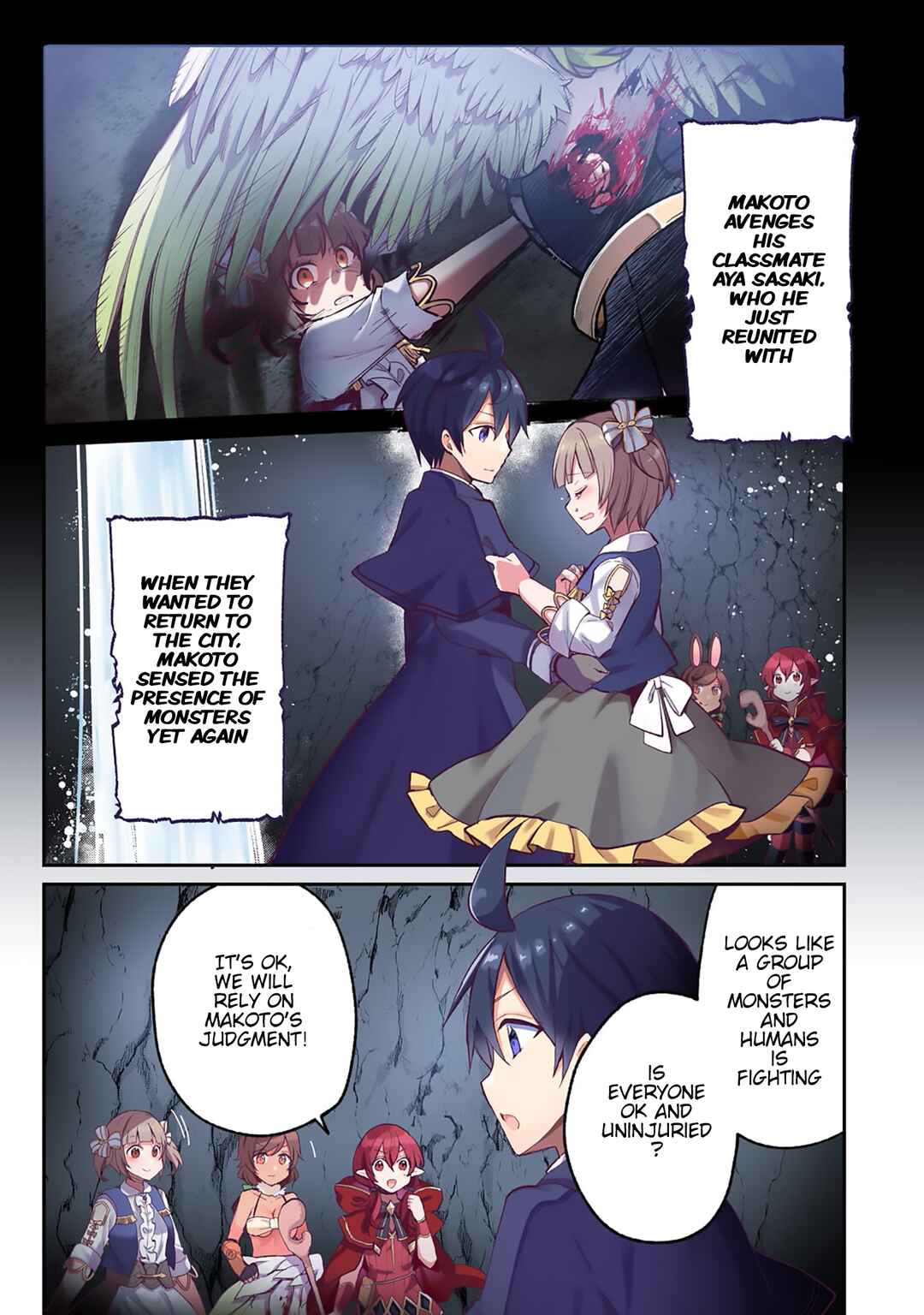 Page 1 Chapter 22 Shinja Zero no Megami-sama to Hajimeru Isekai Kouryaku - Classmate Saijaku no Mahou Tsukai