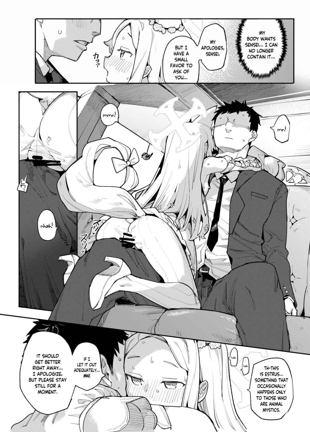 Page 5 Chapter Unknown_6728 Blue Archive - Mesu Kitsune wa Ecchi na Mirai o Mite shimatta (Doujinshi)