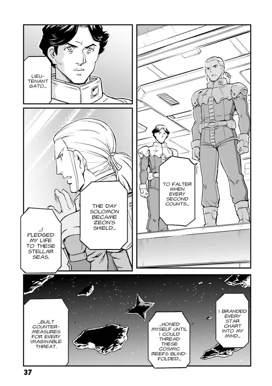 Page 35 Chapter 29 Mobile Suit Gundam MSV-R Legend of the Universal Century Heroes: The Fabulous Shin Matsunaga