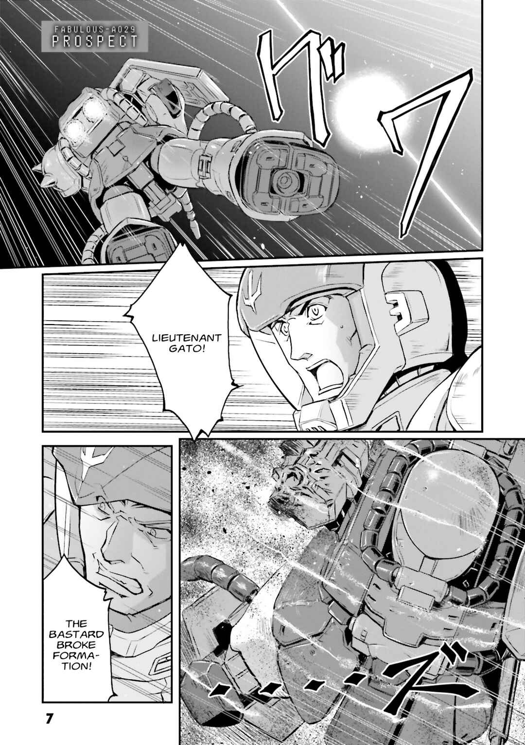 Page 7 Chapter 29 Mobile Suit Gundam MSV-R Legend of the Universal Century Heroes: The Fabulous Shin Matsunaga