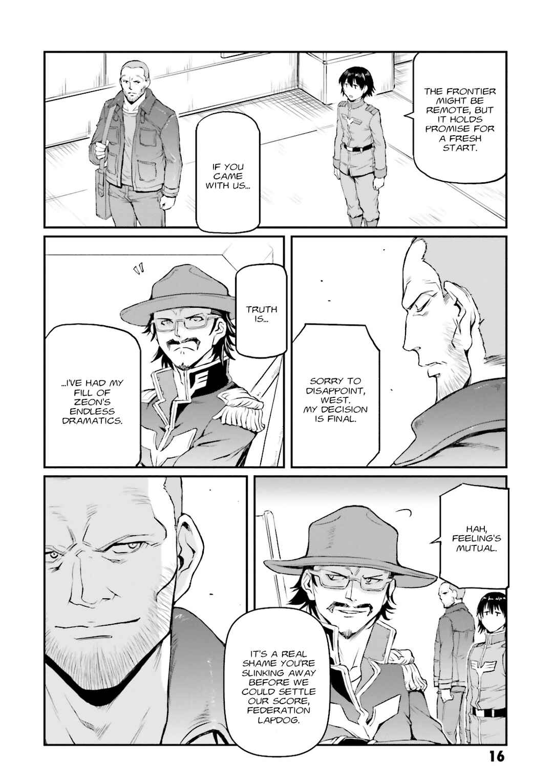 Page 16 Chapter 46 Mobile Suit Gundam MSV-R Legend of the Universal Century Heroes: The Fabulous Shin Matsunaga