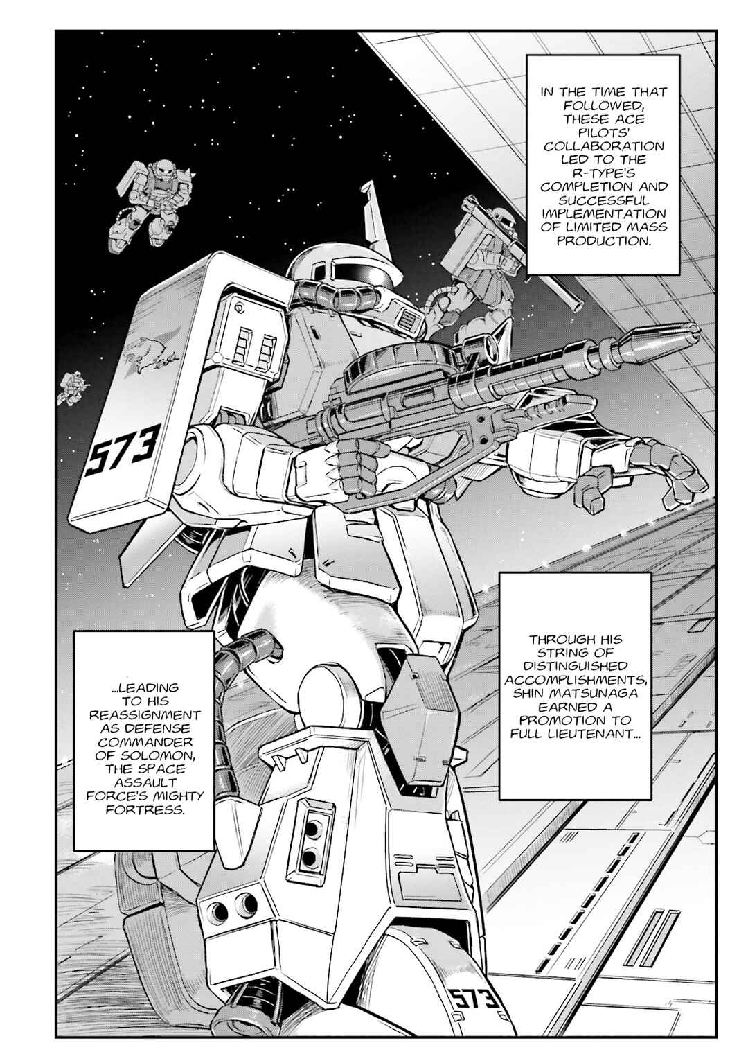 Page 37 Chapter 24 Mobile Suit Gundam MSV-R Legend of the Universal Century Heroes: The Fabulous Shin Matsunaga