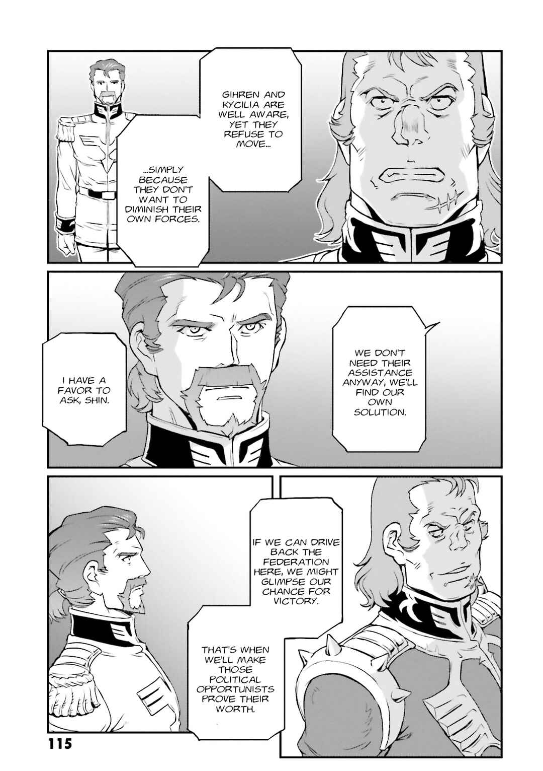 Page 12 Chapter 38 Mobile Suit Gundam MSV-R Legend of the Universal Century Heroes: The Fabulous Shin Matsunaga