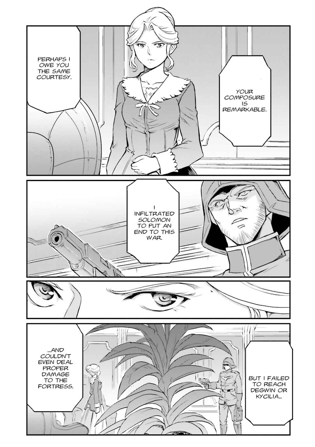 Page 4 Chapter 34 Mobile Suit Gundam MSV-R Legend of the Universal Century Heroes: The Fabulous Shin Matsunaga