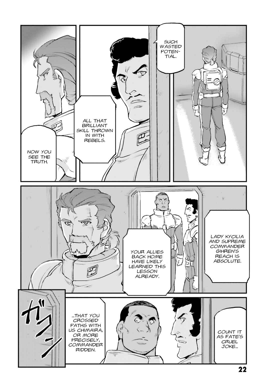 Page 22 Chapter 40 Mobile Suit Gundam MSV-R Legend of the Universal Century Heroes: The Fabulous Shin Matsunaga