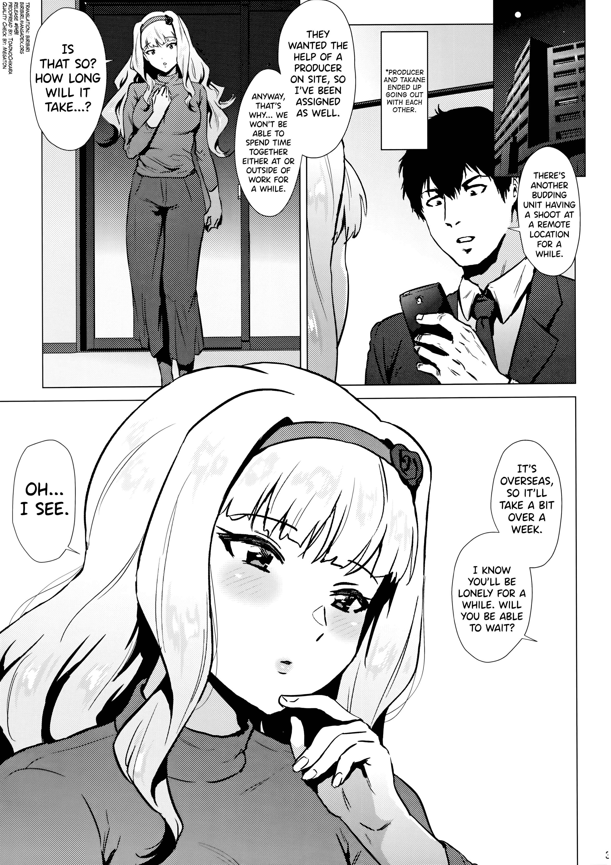 Page 2 Chapter Unknown_9403 THE IDOLM@STER - Takane wa Yokkyuu Fuman (Doujinshi)