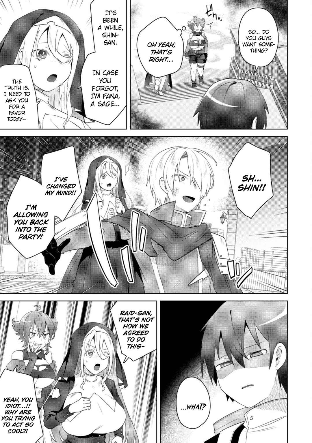 Page 19 Chapter 5 Bakunyuu-tachi ni Tsuihou Saretaga Modore to Iwaretemo, mou oso... Modorimashiyuu!