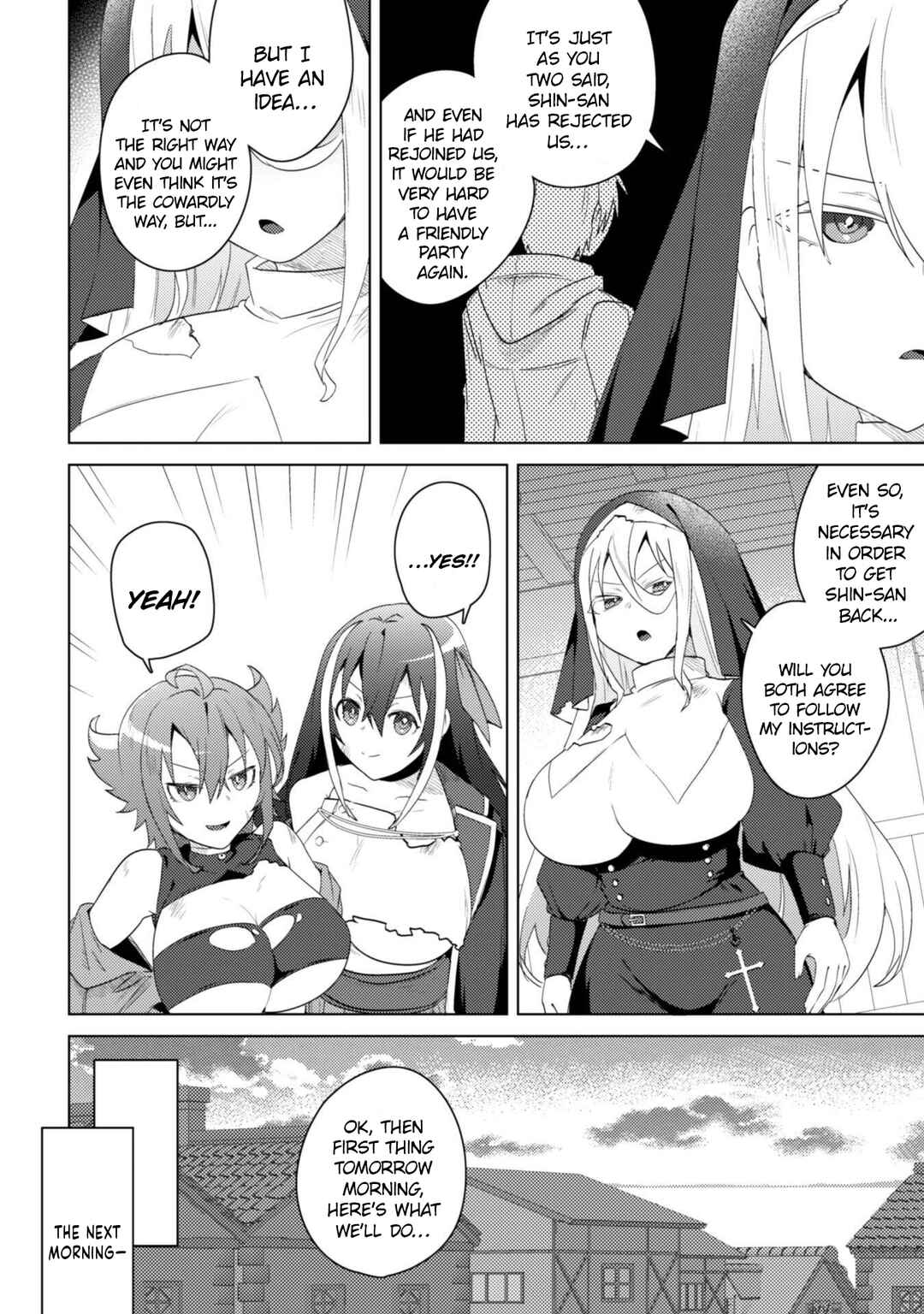 Page 28 Chapter 5 Bakunyuu-tachi ni Tsuihou Saretaga Modore to Iwaretemo, mou oso... Modorimashiyuu!