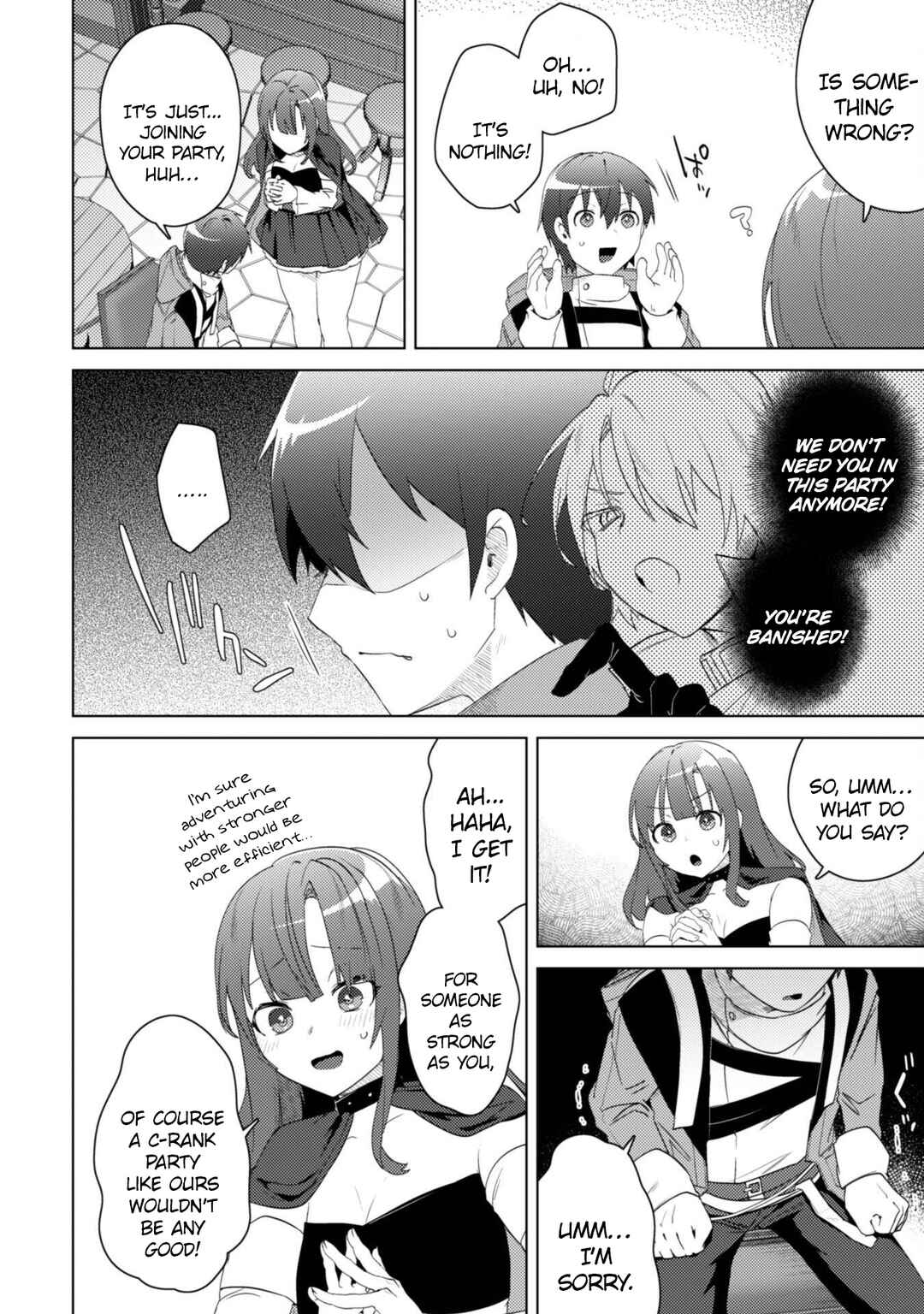 Page 4 Chapter 5 Bakunyuu-tachi ni Tsuihou Saretaga Modore to Iwaretemo, mou oso... Modorimashiyuu!
