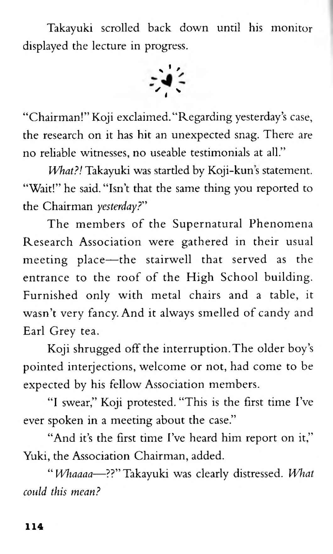 Page 4 Chapter 3 CLAMP School Paranormal Investigators [Light Novel]