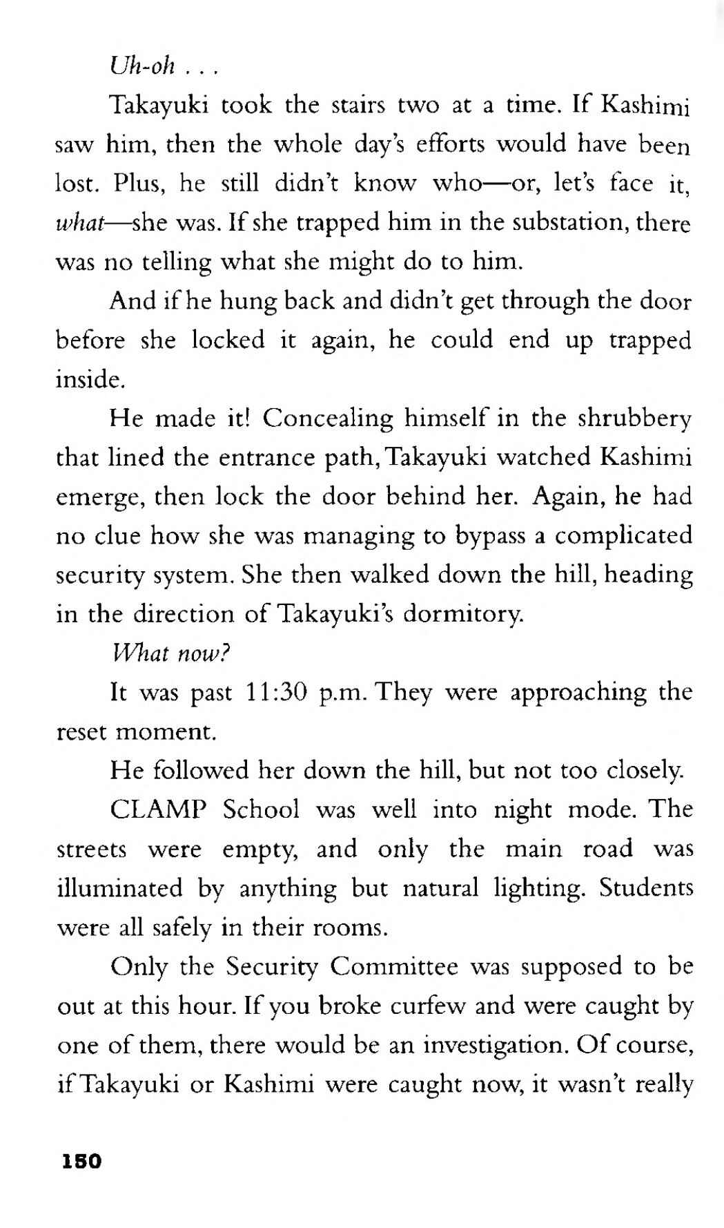 Page 40 Chapter 3 CLAMP School Paranormal Investigators [Light Novel]
