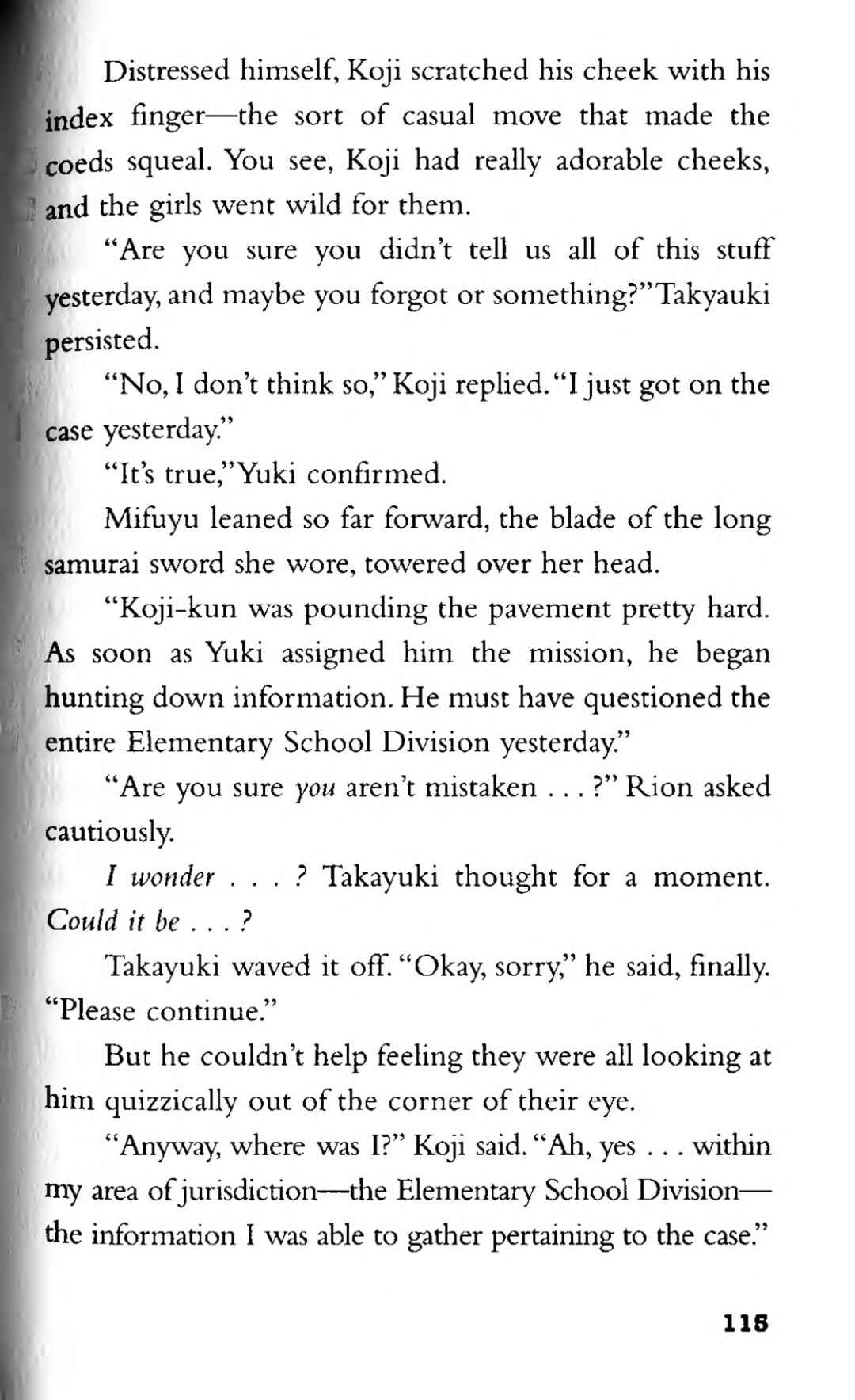 Page 5 Chapter 3 CLAMP School Paranormal Investigators [Light Novel]