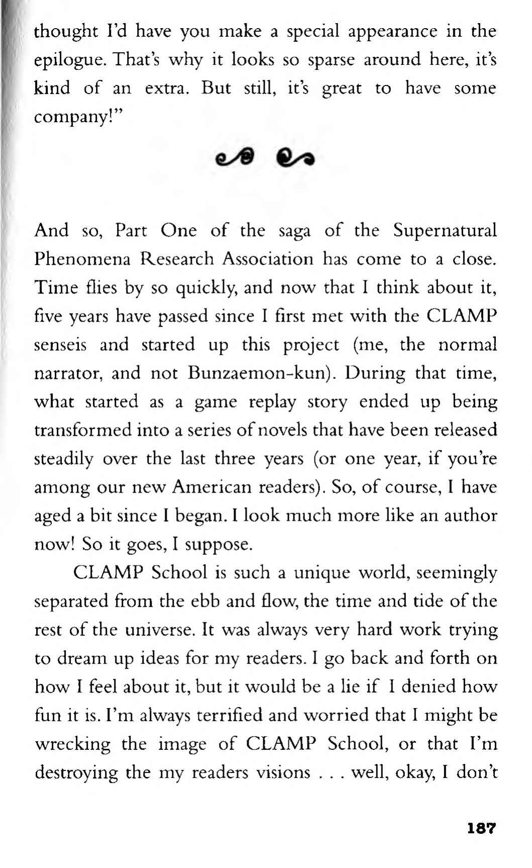 Page 3 Chapter 4 CLAMP School Paranormal Investigators [Light Novel]
