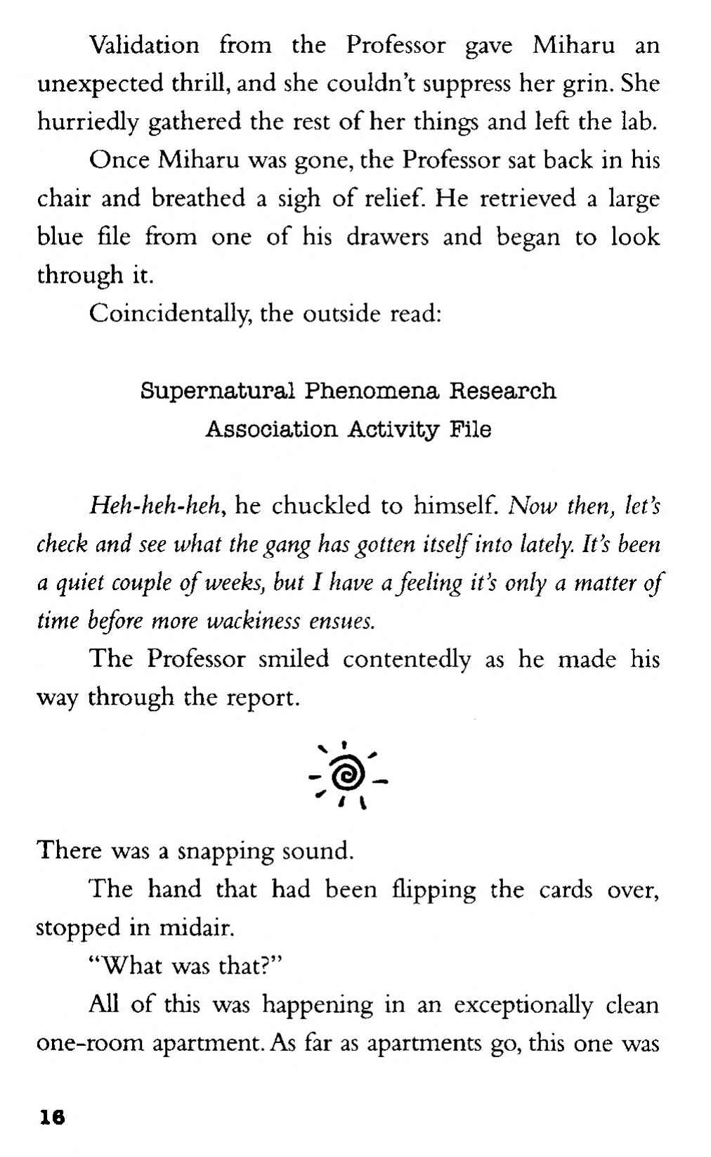 Page 15 Chapter 1 CLAMP School Paranormal Investigators [Light Novel]