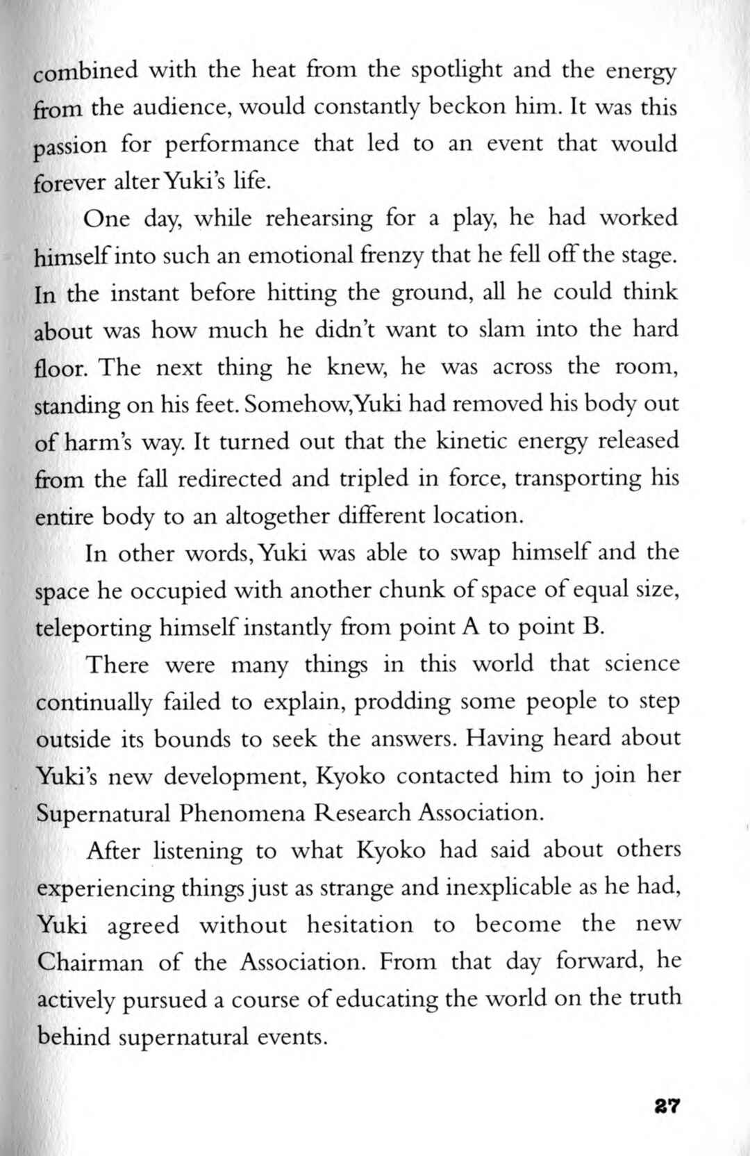 Page 9 Chapter 2 CLAMP School Paranormal Investigators [Light Novel]