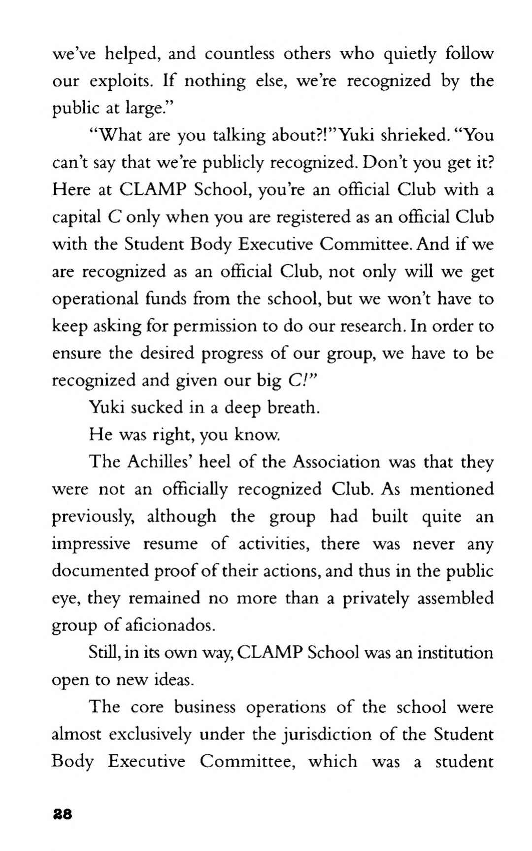 Page 10 Chapter 2 CLAMP School Paranormal Investigators [Light Novel]