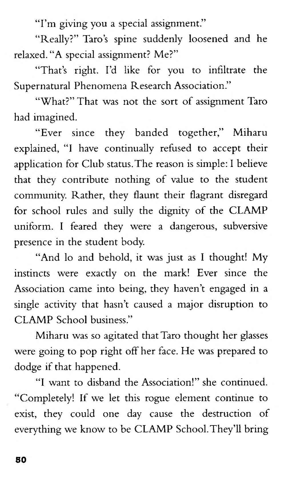 Page 32 Chapter 2 CLAMP School Paranormal Investigators [Light Novel]