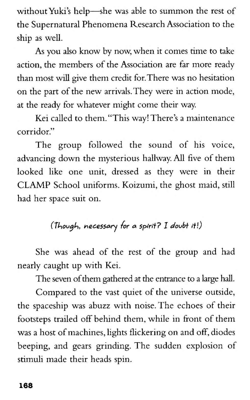 Page 24 Chapter 3 CLAMP School Paranormal Investigators [Light Novel]