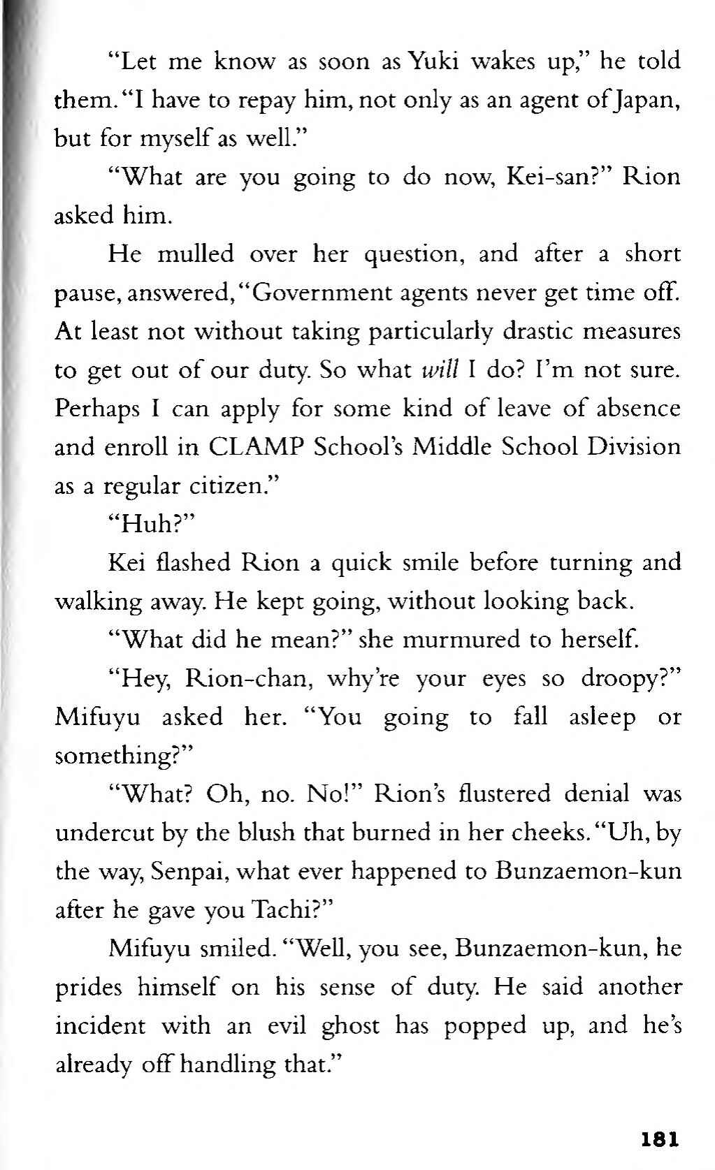 Page 37 Chapter 3 CLAMP School Paranormal Investigators [Light Novel]