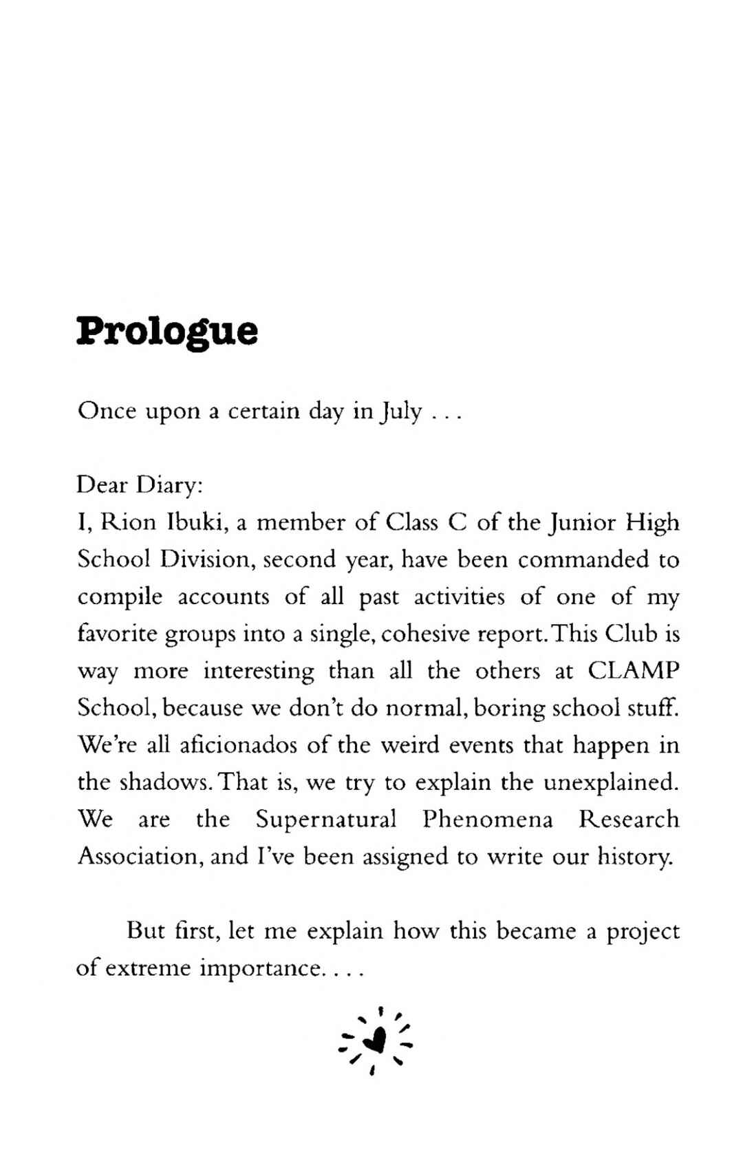 Page 8 Chapter 1 CLAMP School Paranormal Investigators [Light Novel]