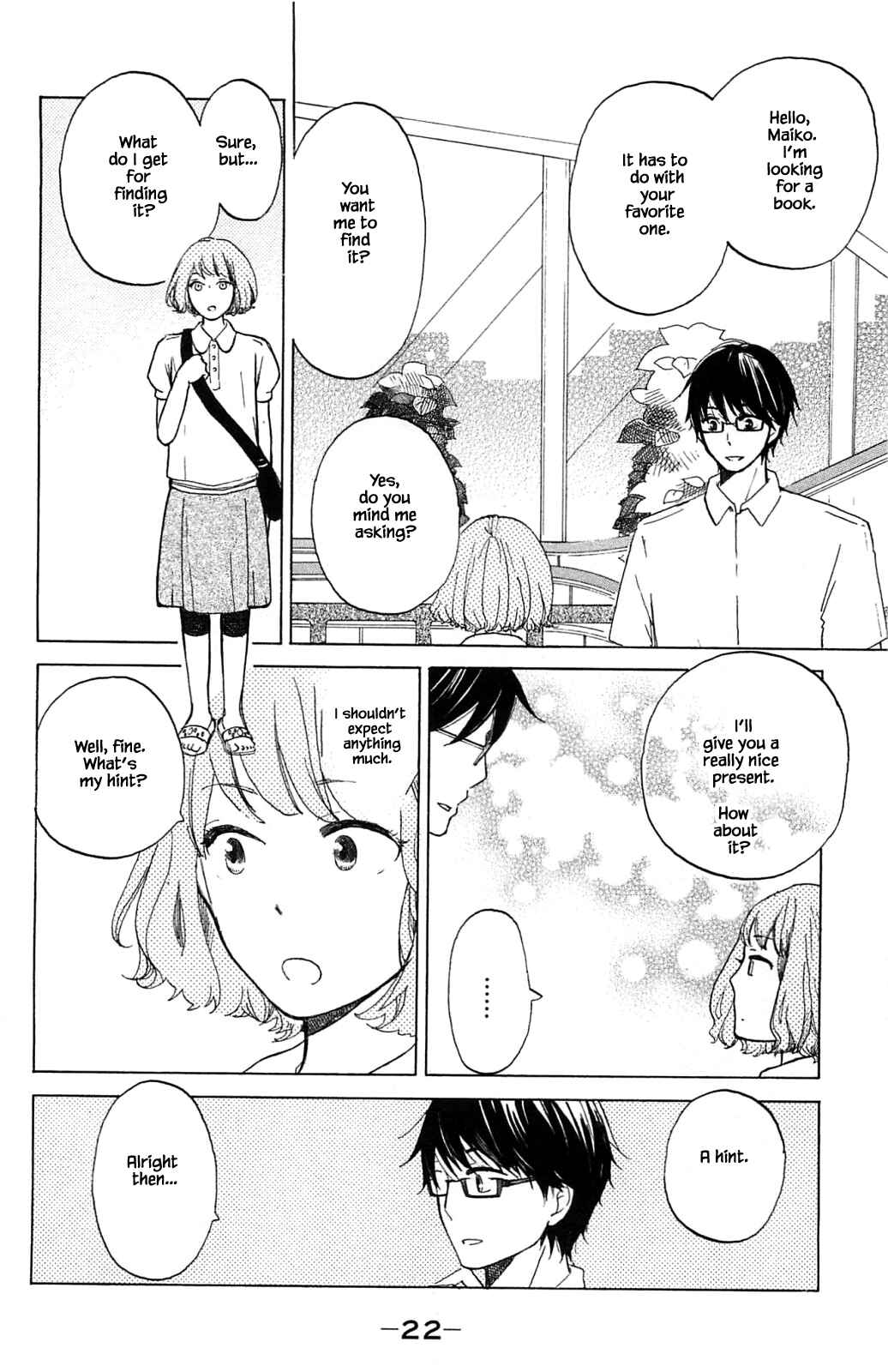 Page 22 Chapter 15.1 Akari of the Forest Bookshop