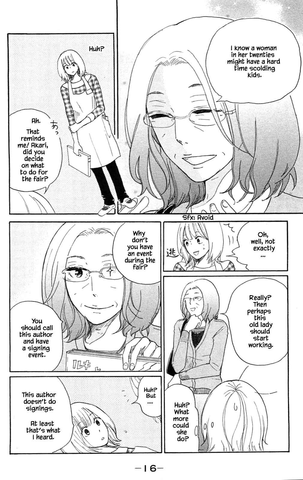Page 16 Chapter 11.1 Akari of the Forest Bookshop