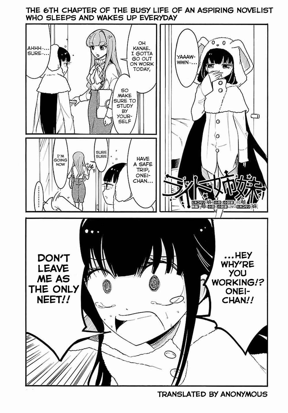 Page 1 Chapter 6 Write Sisters