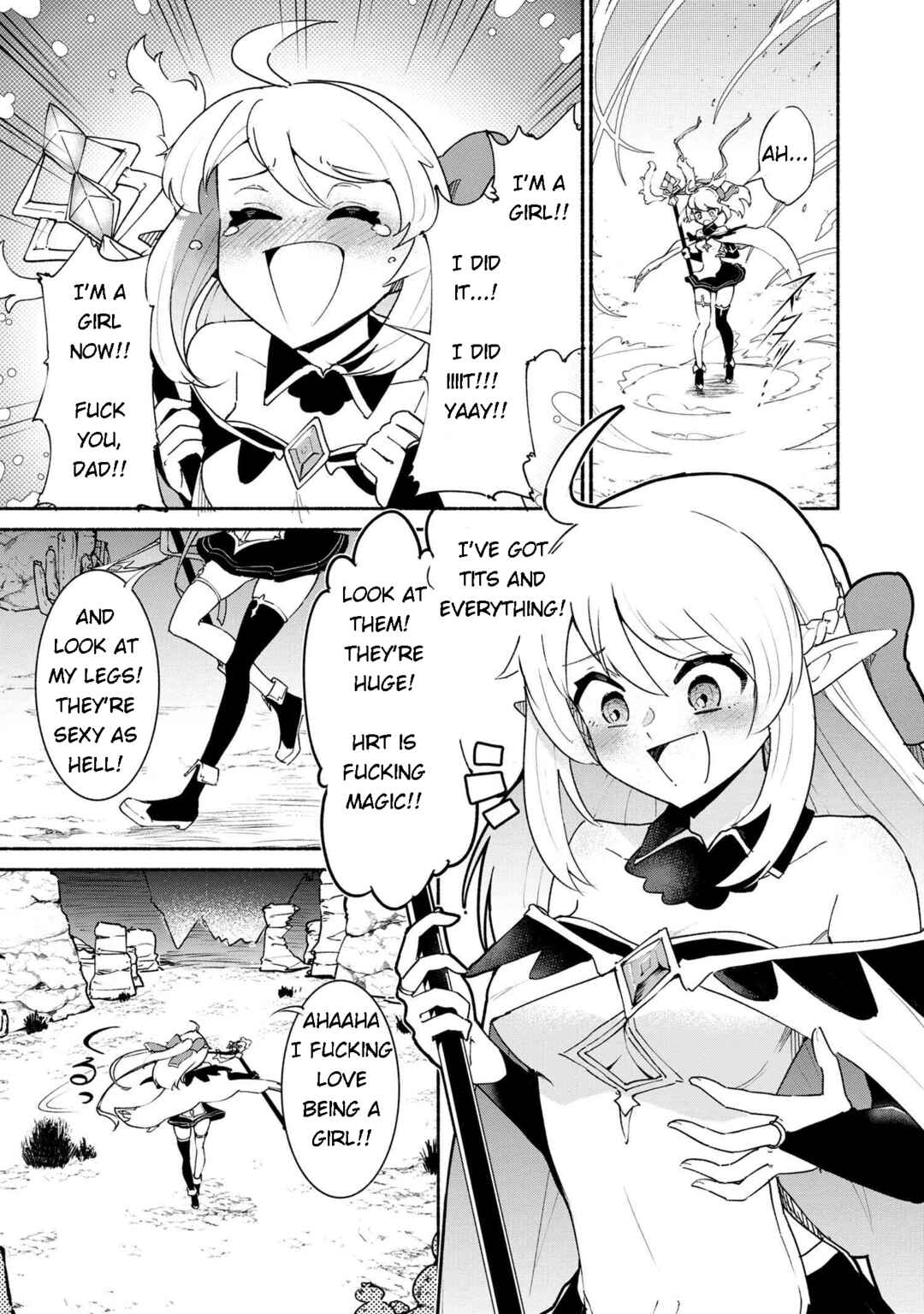 Page 19 Chapter 1.2 Suterare Elf-san wa Sekai de Ichiban Tsuyokute Kawaii!