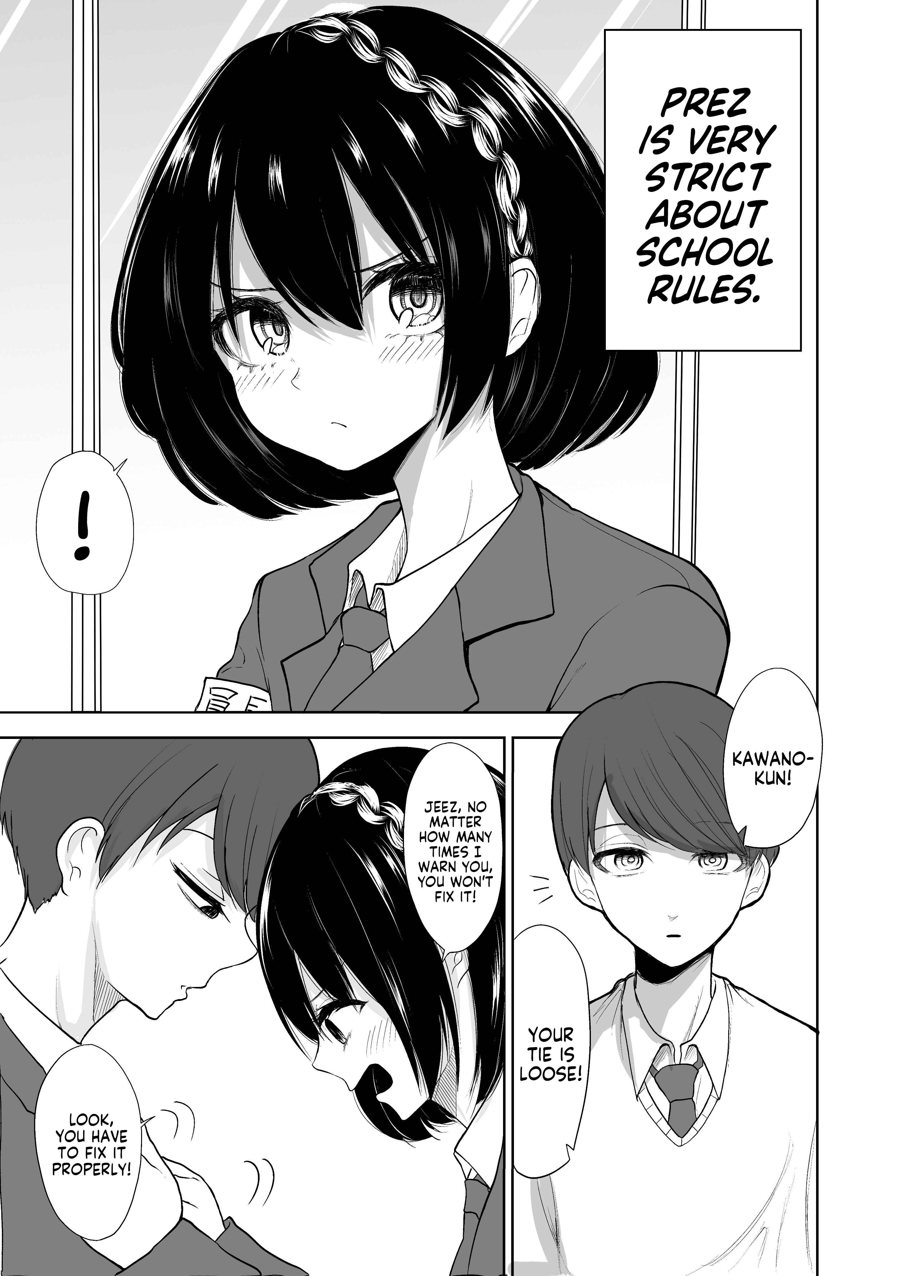 Page 1 Chapter 1 Will the Prez be Able to Follow the School Rules Against Romance