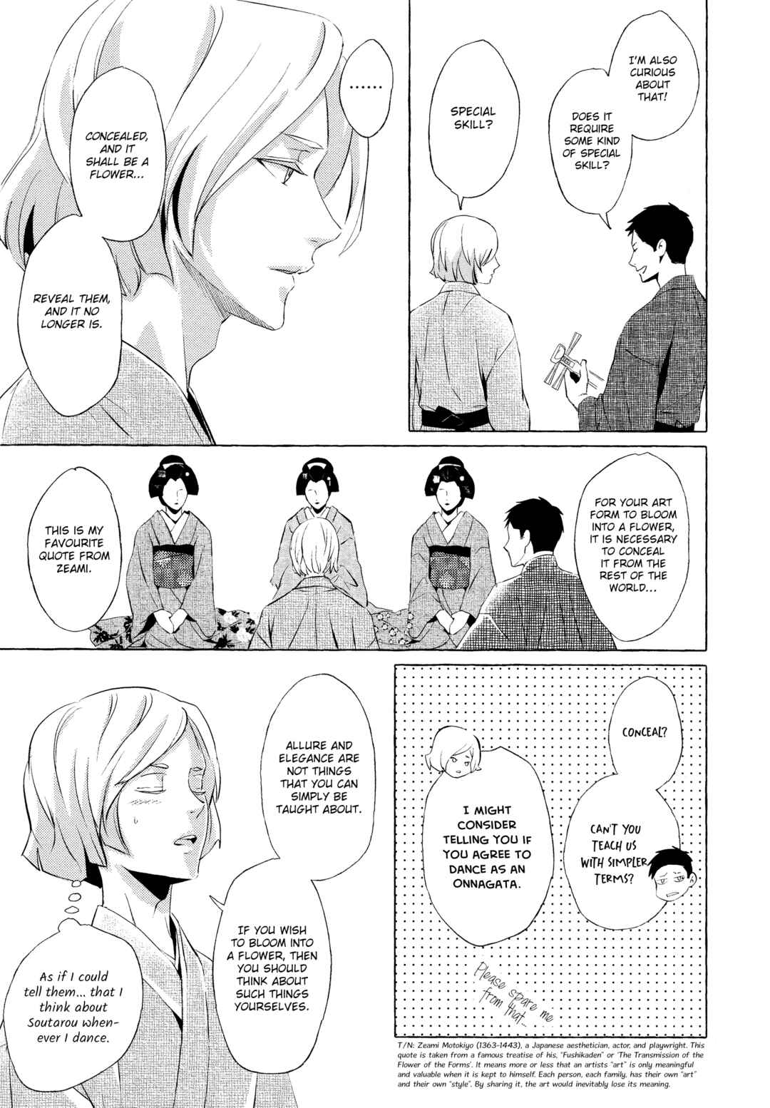 Page 35 Chapter 3 Makotoshiyaka ni Mau Hana wa