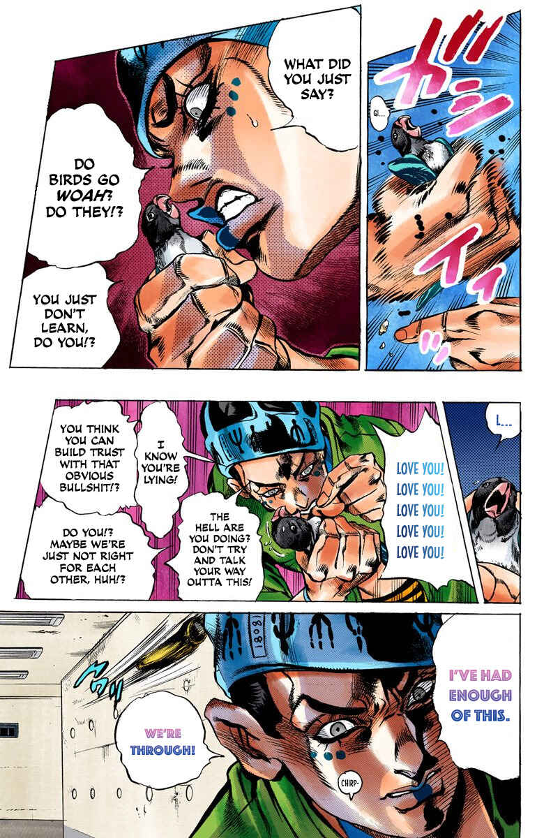 Page 14 Chapter 5 JoJos Bizarre Adventure, Part 6: Stone Ocean (Official Colored)