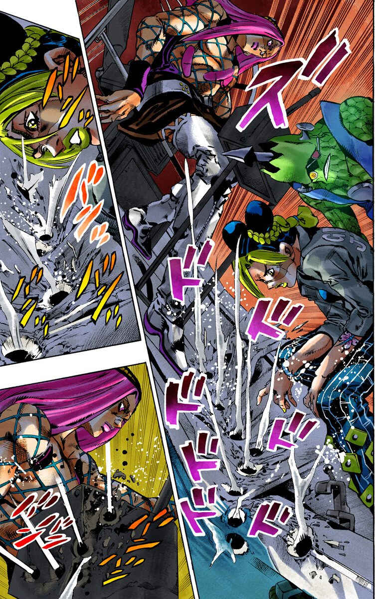 Page 4 Chapter 81 JoJos Bizarre Adventure, Part 6: Stone Ocean (Official Colored)