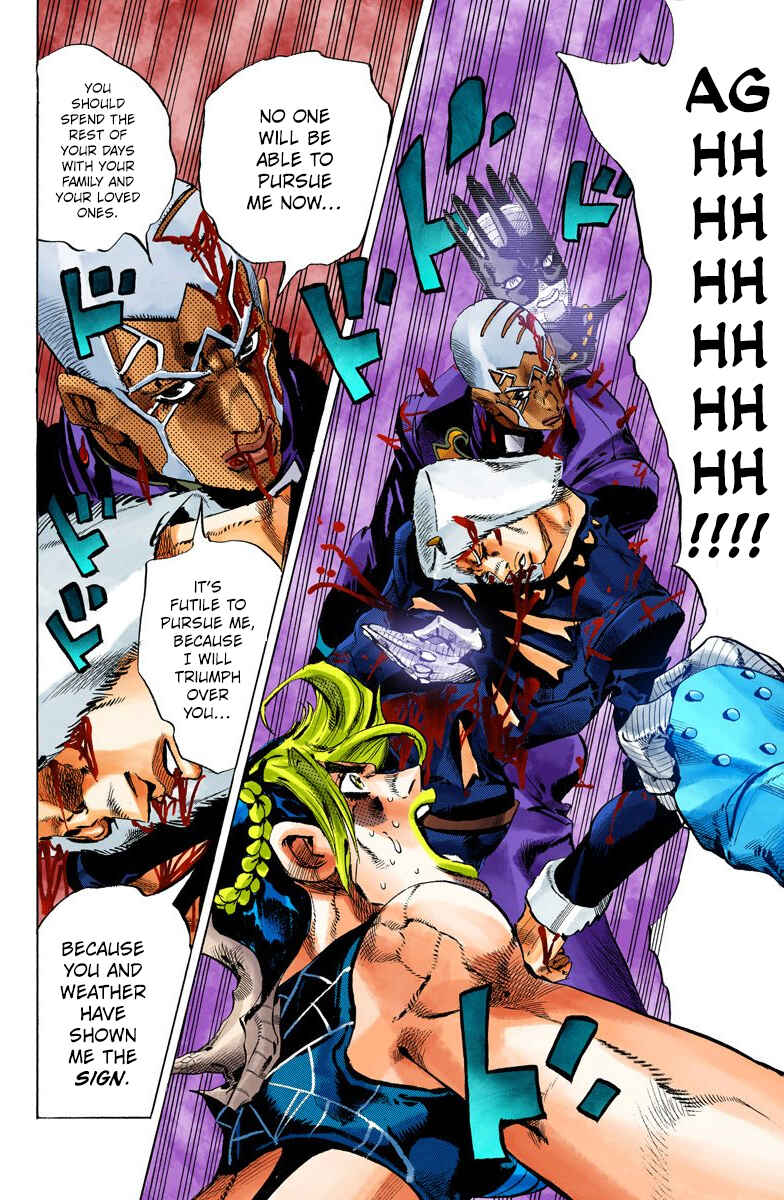 Page 8 Chapter 137 JoJos Bizarre Adventure, Part 6: Stone Ocean (Official Colored)