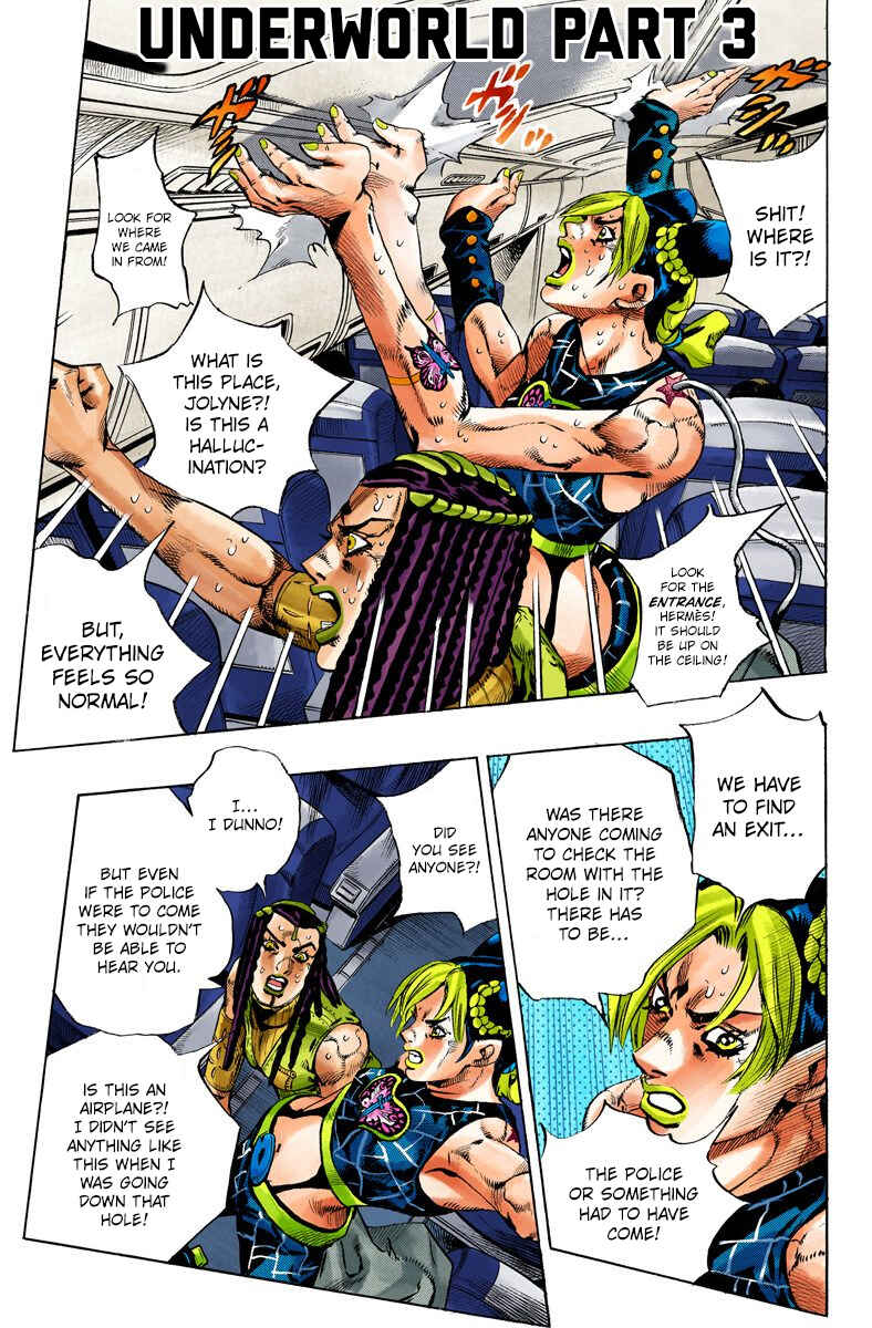 Page 1 Chapter 121 JoJos Bizarre Adventure, Part 6: Stone Ocean (Official Colored)
