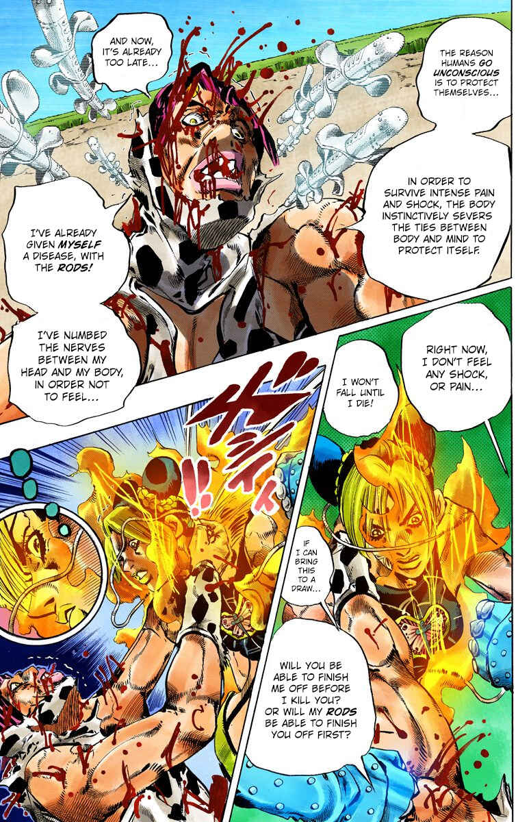 Page 4 Chapter 117 JoJos Bizarre Adventure, Part 6: Stone Ocean (Official Colored)